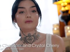 Massage Rooms Hot goth girl and French teen lesbian sex