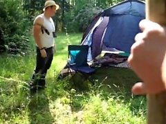 Blond amateur girlfriend outdoor hardcore