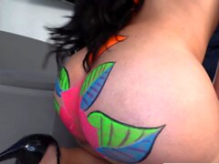 Bootylicious latina ts goddess sucking