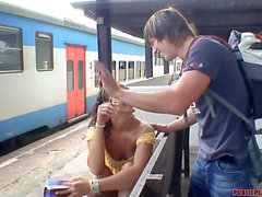 Public long, public pickups, outdoor facial