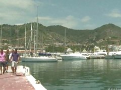 El cruzar y puta como loca con el mis homies en un barco de - cine especial de