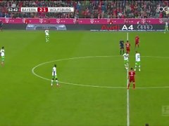 Robert Lewandowskin penetrates ja VfL Wolfsburgin ( 5-1 )