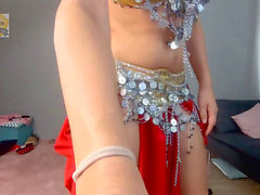 Dildo riding, belly dancing