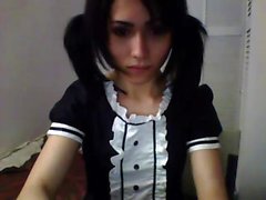 Annabelle zwei Amateure Paare Transsexuelle Transsexuelle femboy Solo die Masturbation