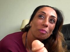 Throating busty milf sub gets fucked roughly