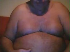 morfar stroke på webcam