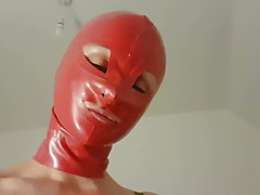 Magie und Asso Latex BDSM klingen britischen Sperma in den Mund anal