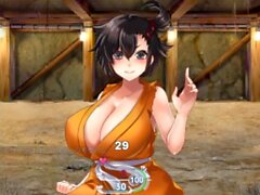 【# 02 エロゲー 淫闘 ダンジョン (体験 版) 実況】 爆乳 女 武闘 家 に おっぱい で 誘惑 さ れ 射精 し てしまっ たり 、 爆乳 女 鬼 人 に フェラ で 口内射精 し たり たり ・ 爆乳 女 鬼 人 に で 口内射精 し てしまっっ たり ・ ・ ・