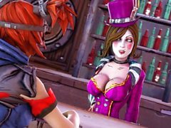 Mad Moxxi fucked with strap-on