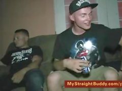 Straight Marine Buddies Naked Beer Pong