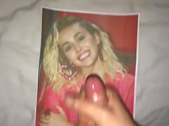 Miley Cyrus cum tribute 6