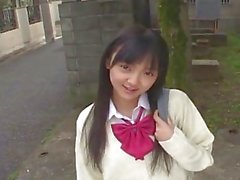Asuza hibino adolescente de japonés niña de Bautiful