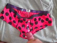 Cum on lady bug panties