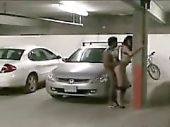 Verschiedenrassig öffentliche Garage Sex