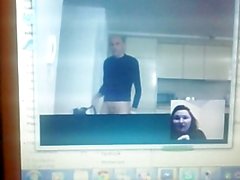 Sklaven folgende Aufträgen via Webcam für mich zu mit Strumpfhosen fetish , sehr lustig !