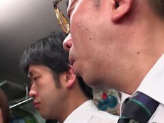 JAVHUB Erena Mizuhara jerks one guy and fucks another