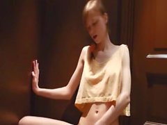 babysitter pussy masturbation with bidet