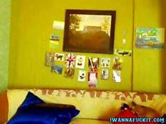 Sexxxy de Muchacha con enormes tetas Bailes en la de webcam