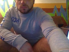 Str8 jerk session on couch