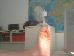 straight guys feet on webcam - serbian soccer player