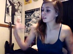 Amateur Webcam Teen masturbiert und neckt