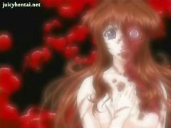 Redhead Anime MILF дергаясь петуха