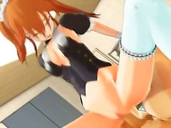 Meido - san - più caldi sesso italiano anime 3D di