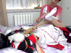 Chinese cosplay bondage, toys, tickle chines