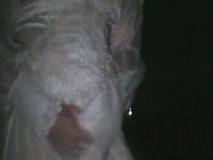vestido de novia mojada fuera