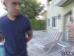 Cfnm teen fucked outdoors