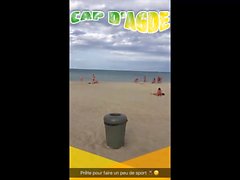 Cap d'Agde elokuussa 2017