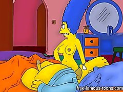 A Marge de Simpson paródia do hentai