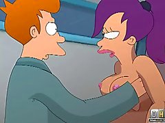 Futurama Porn Bravo jusqu'à Leela