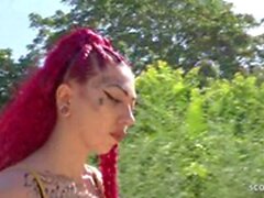 Deutsch Pfadfinder - fetzig Redhead Teen pantera Abholung Geschlechts Gießen