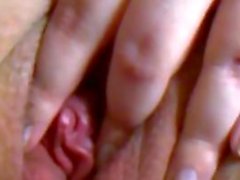 Girl Vibrating Her Clit And Pussy Close Up