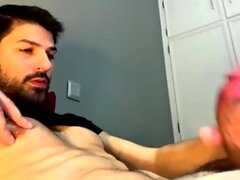 Gay webcam masturbation and BJ