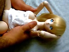 Блондинка милый Anime Dollfie onahole кукол ебут