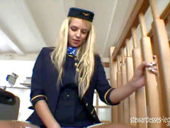 Stewardess pantyhose, stewardess strumpfhose, erica forest