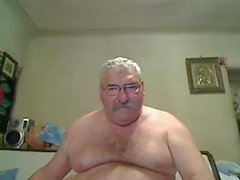 Abuelo en la webcam