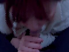 性欲が溜まった彼女のうますぎるフェラで大量射精♡ cum in mouth sniff