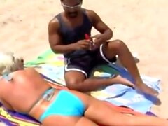 Busty MILF On The Beach - TNAFlix Porn Videos