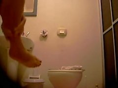 Vids ocultos de la ducha de la leva amaing adolescente en la ducha