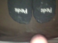 Kirli siyah peds çorap Cumming