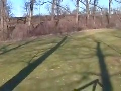 Schnelle Wichsen in Park