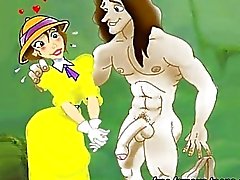 Tarzan and Janes jugendlich hardcore Orgy