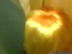 Horny CD In Blonde Wig Giving Head