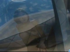 Rika Kurogawa große Titten Babe durchbrennt Blasen in der Wanne