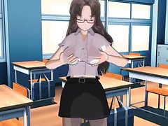 Lehrerin Luder - mode 3D-Anime- xxx Sammlung