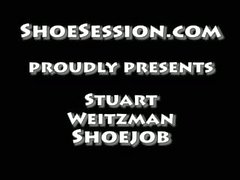 SHOEJOB SHOEJOB SHOEJOB di Stuart Weitzman ha Tacchi alti e calze