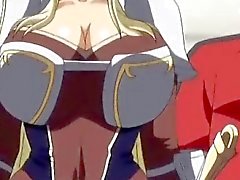 De princesse 3e anime mignon reprend de ses seins énormes taquiner